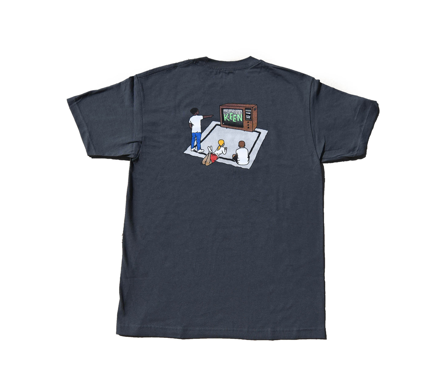 Keen TV tee (Charcoal)