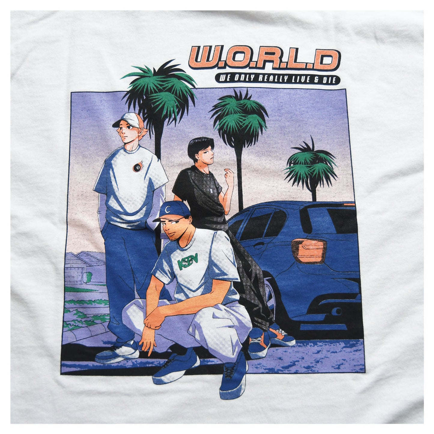 W.O.R.L.D. tee (White)