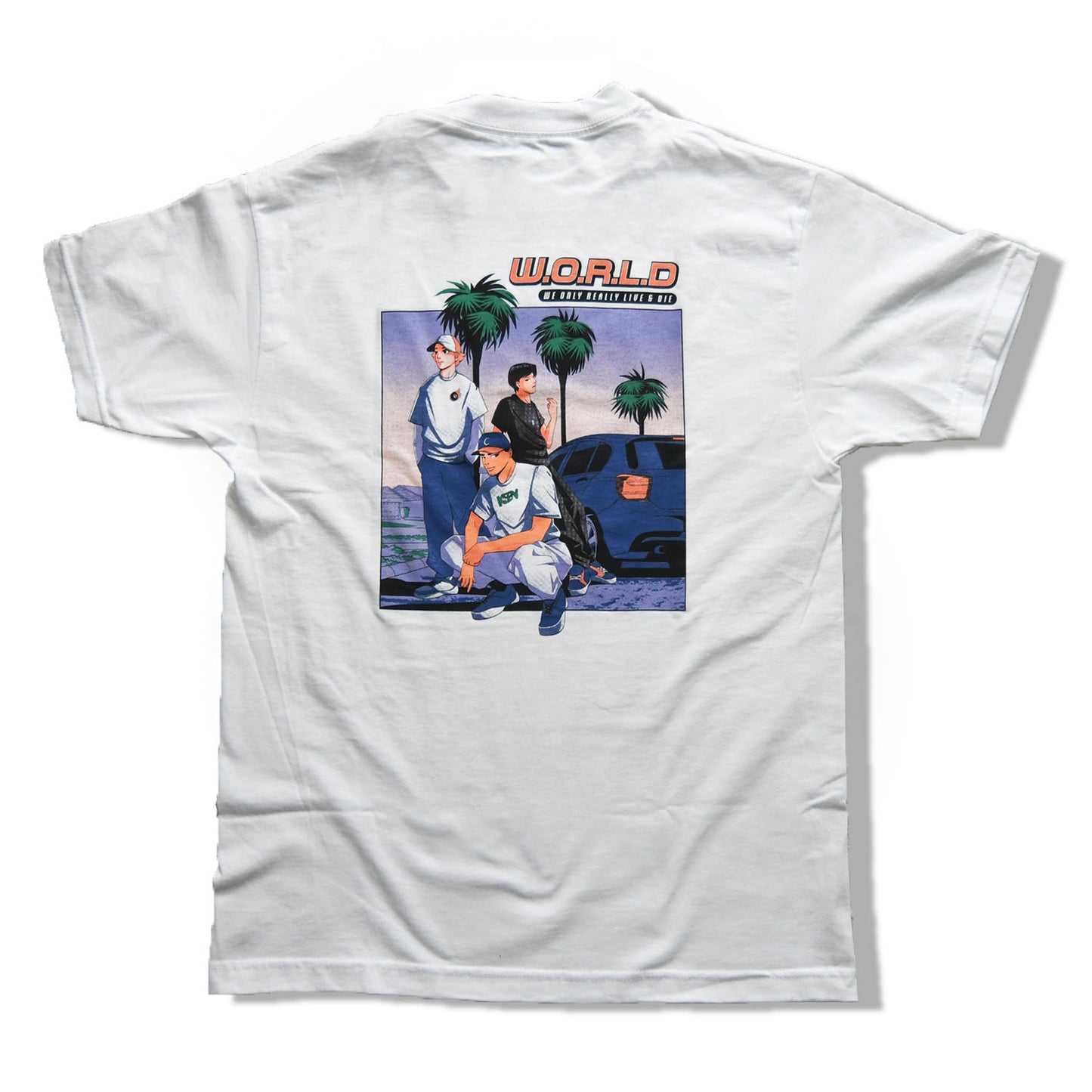 W.O.R.L.D. tee (White)