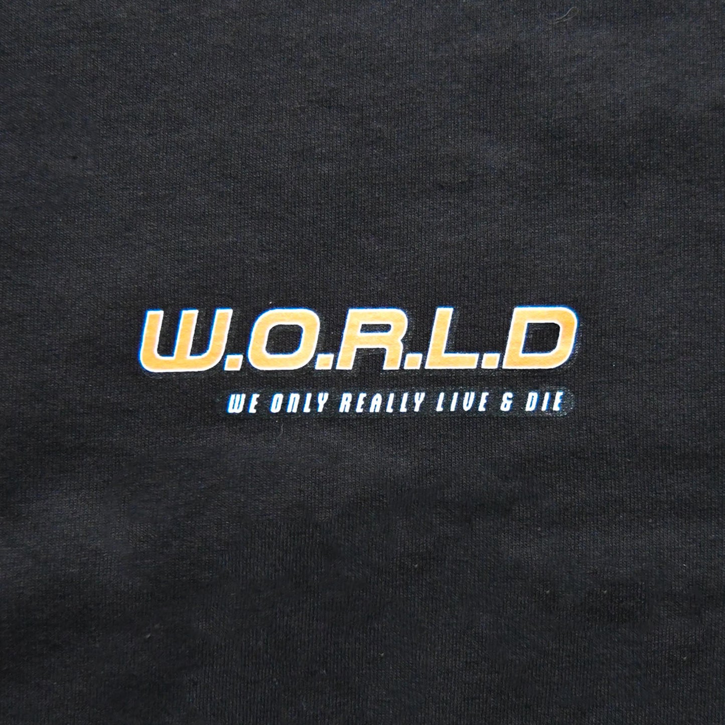 W.O.R.L.D. tee (Black)