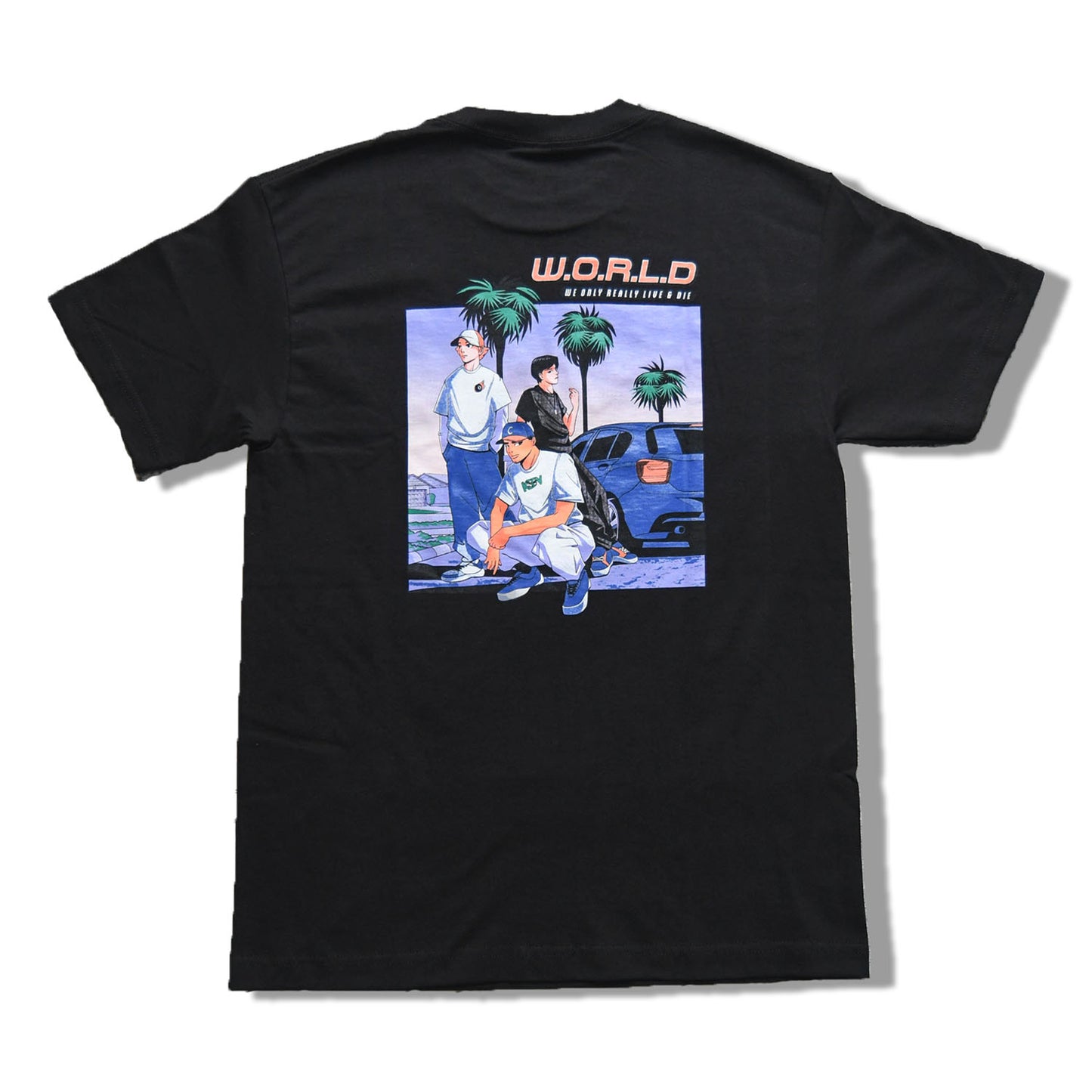 W.O.R.L.D. tee (Black)