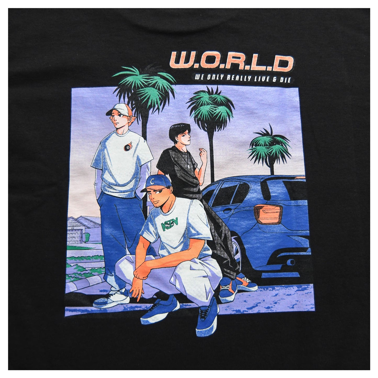 W.O.R.L.D. tee (Black)